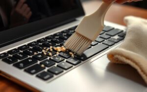 MacBook keyboard cleaning