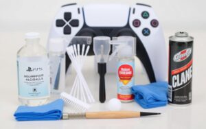 PS5 cleaning supplies