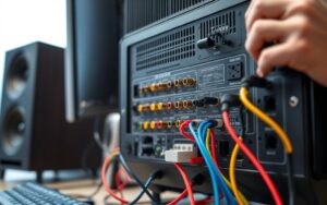 hardware connections ensuring speaker functionality