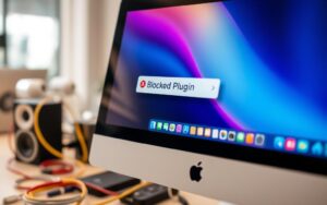 how to fix blocked plug in on imac