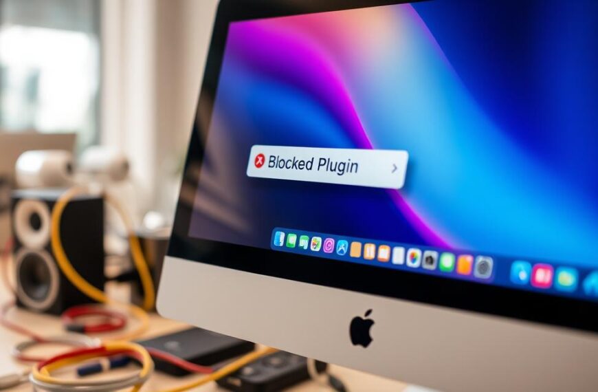 how to fix blocked plug in on imac
