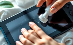 how to fix scratch on nintendo switch screen