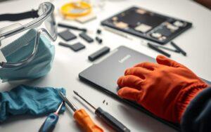 safety tips for tablet repair