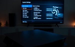 PS5 system settings