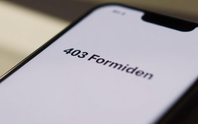 how do i fix 403 forbidden on iphone