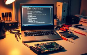 BIOS updates for touch screen repair