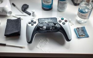 PS5 controller cleaning