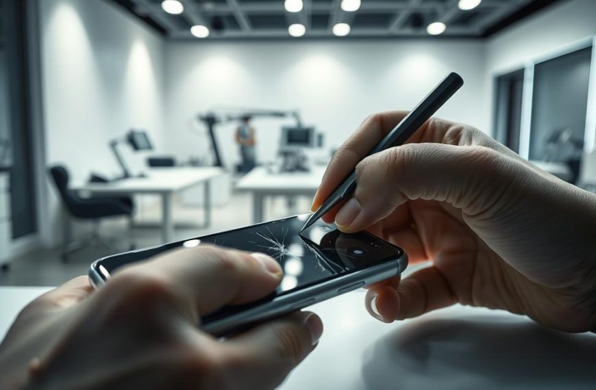 how to fix a scratch in iphone screen