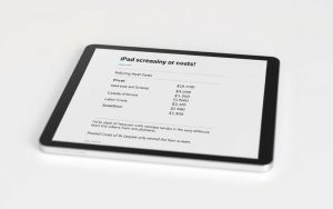 iPad screen repair costs