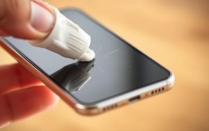 toothpaste screen repair