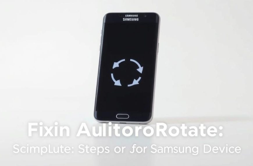 How do you fix auto rotate on Samsung?