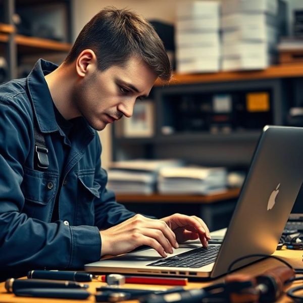What does a computer repair technician do?