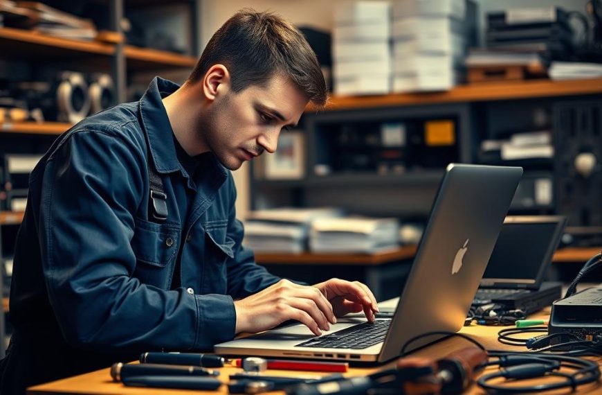 What does a computer repair technician do?