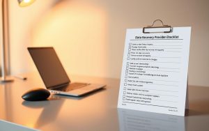data recovery provider checklist