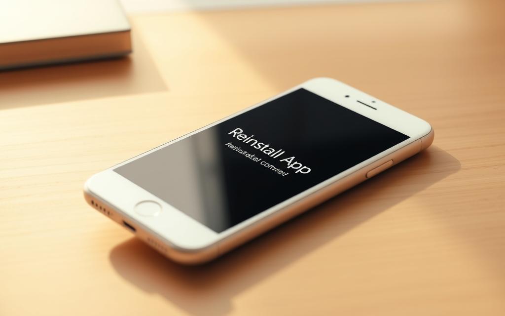 reinstall app on iPhone