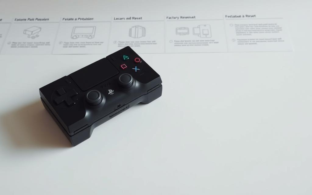 how to reset ps4