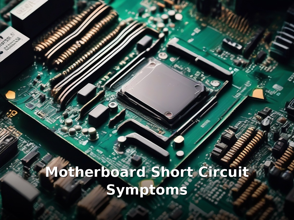 Motherboard Short Circuit Symptoms: What to Check Before Booking a Repair