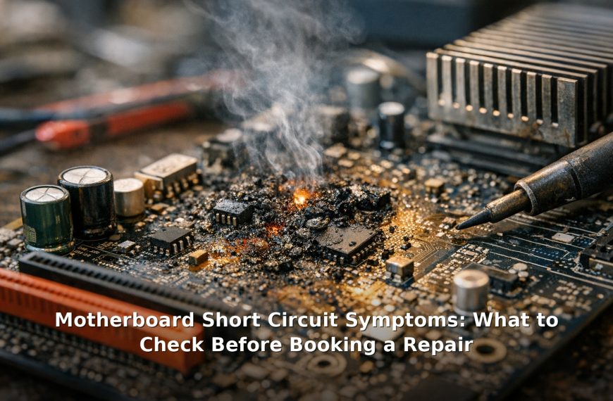 Motherboard Short Circuit Symptoms: What to Check Before Booking a Repair