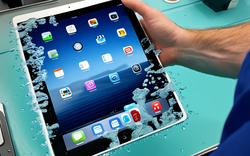 iPad water damage repair