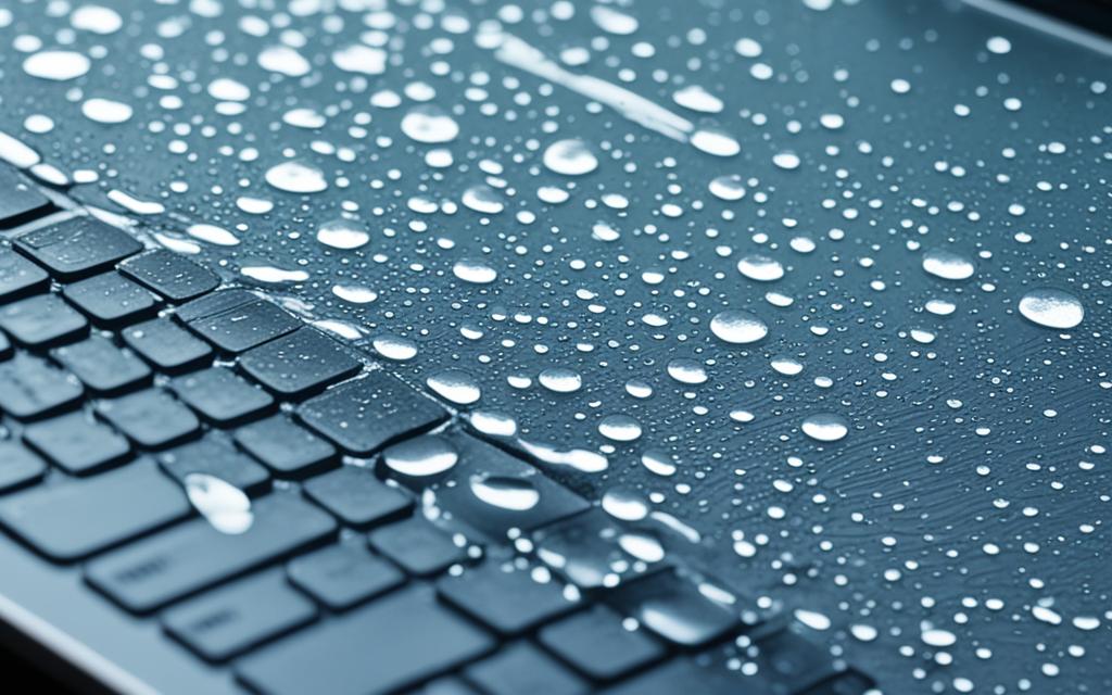 Laptop Screen Water Damage