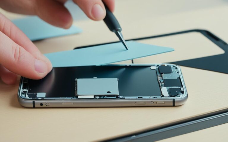 Straightening the Frame on an iPhone SE (2020)